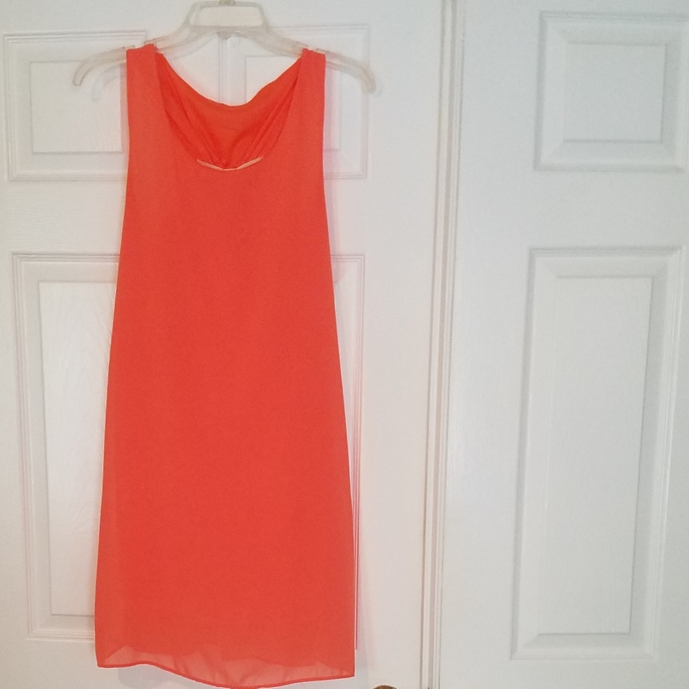 Orange swimsuit cover up